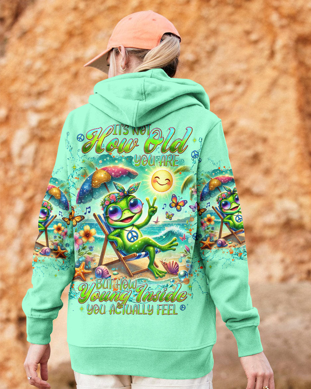 IT'S NOT HOW OLD YOU ARE FROG ALL OVER PRINT - TLNT0908242