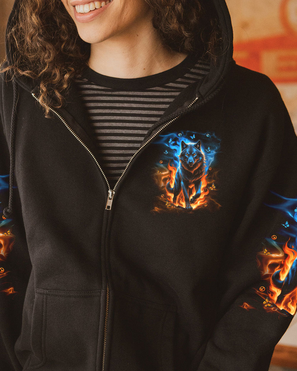 I AM THE STORM WOLF ALL OVER PRINT  - TLNT0908251