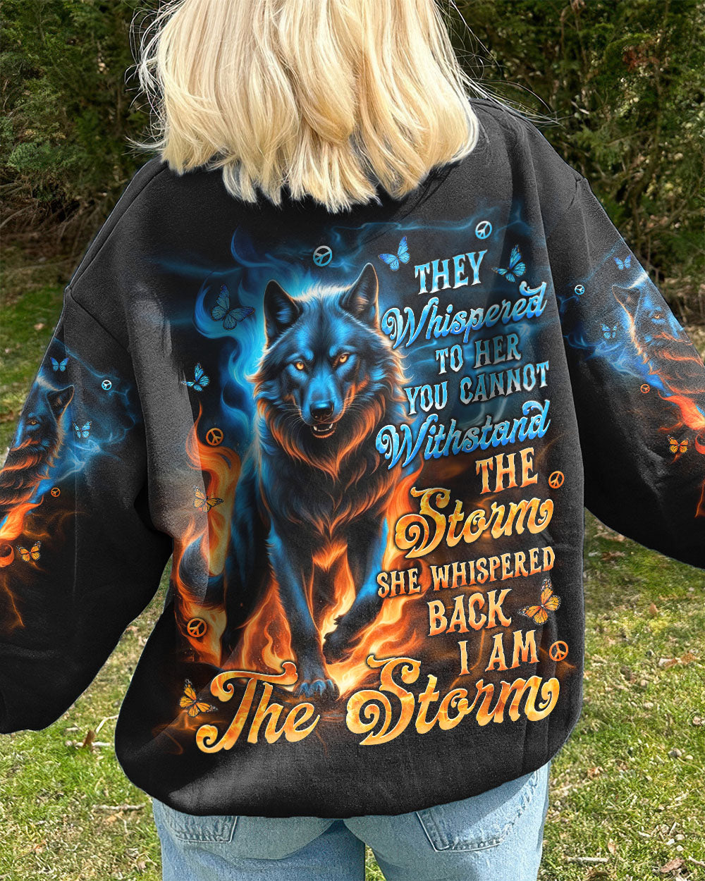 I AM THE STORM WOLF ALL OVER PRINT  - TLNT0908251