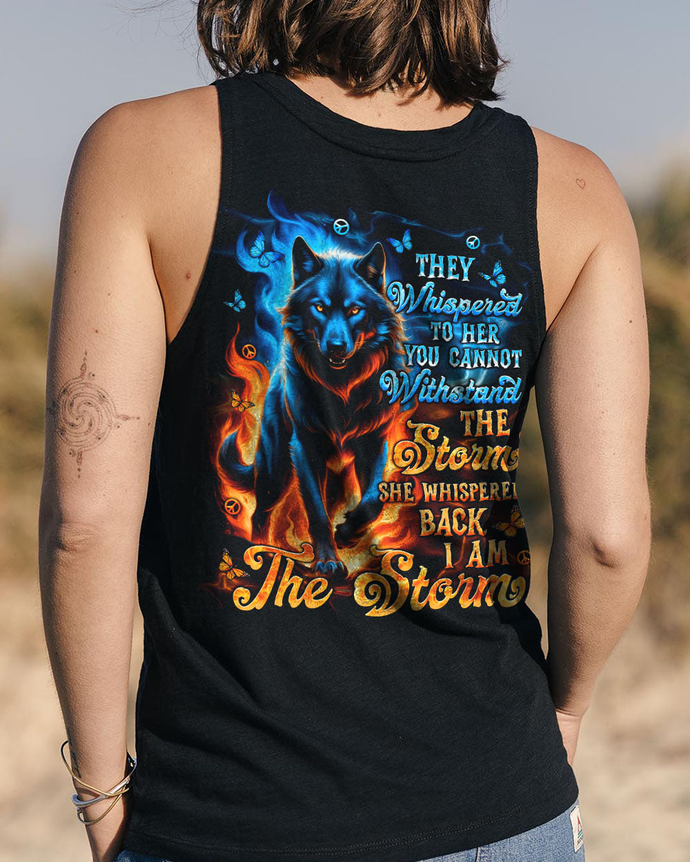 I AM THE STORM WOLF ALL OVER PRINT  - TLNT0908251