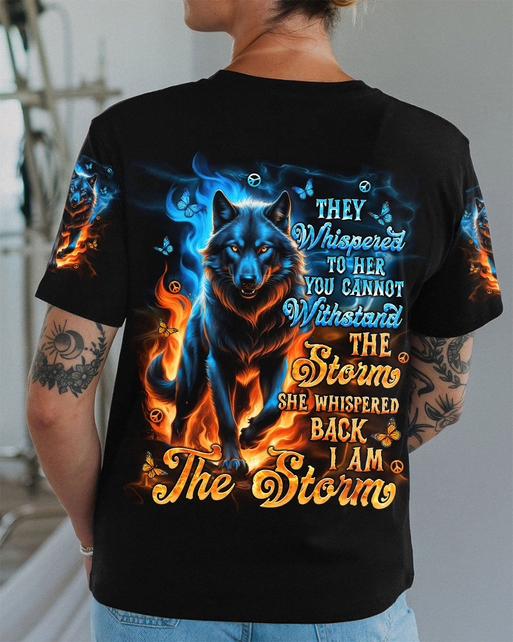 I AM THE STORM WOLF ALL OVER PRINT  - TLNT0908251
