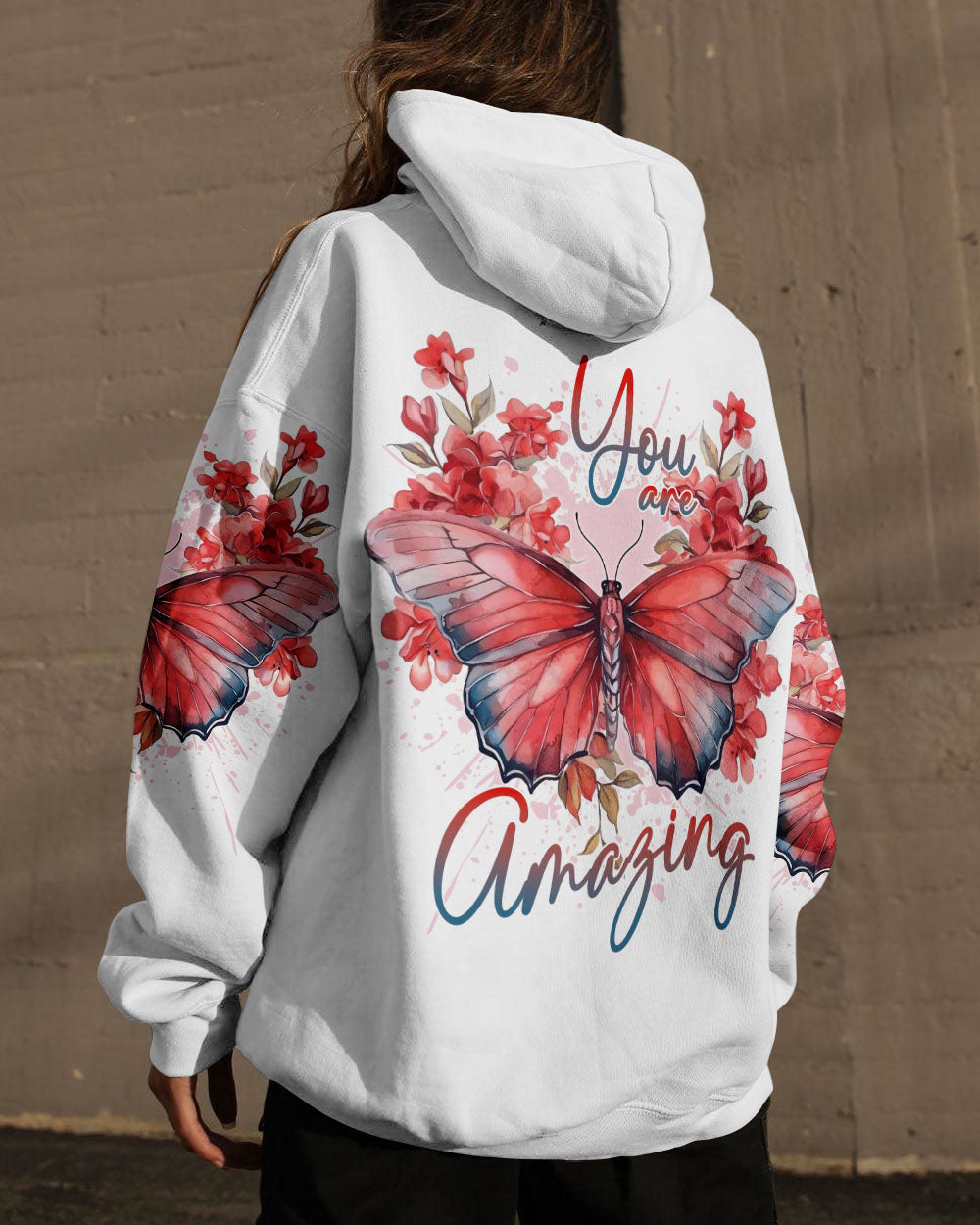 YOU ARE AMAZING BUTTERFLY ALL OVER PRINT - TLNT0909232