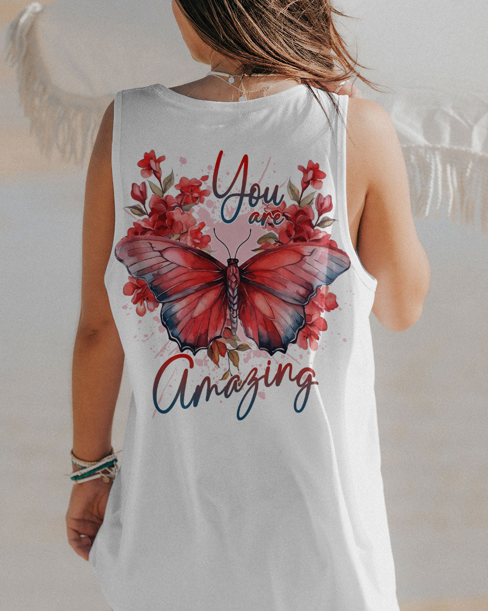 YOU ARE AMAZING BUTTERFLY ALL OVER PRINT - TLNT0909232