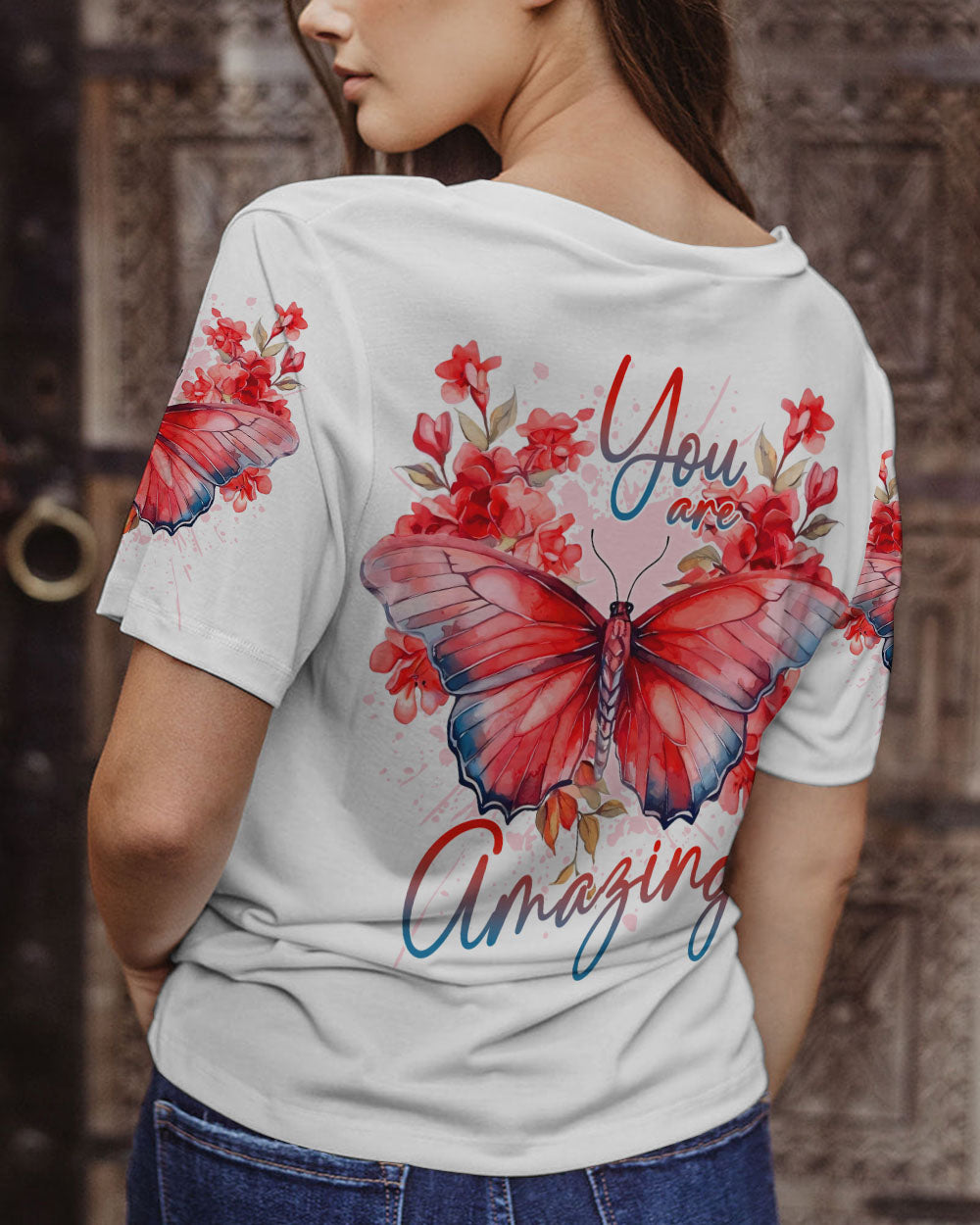 YOU ARE AMAZING BUTTERFLY ALL OVER PRINT - TLNT0909232