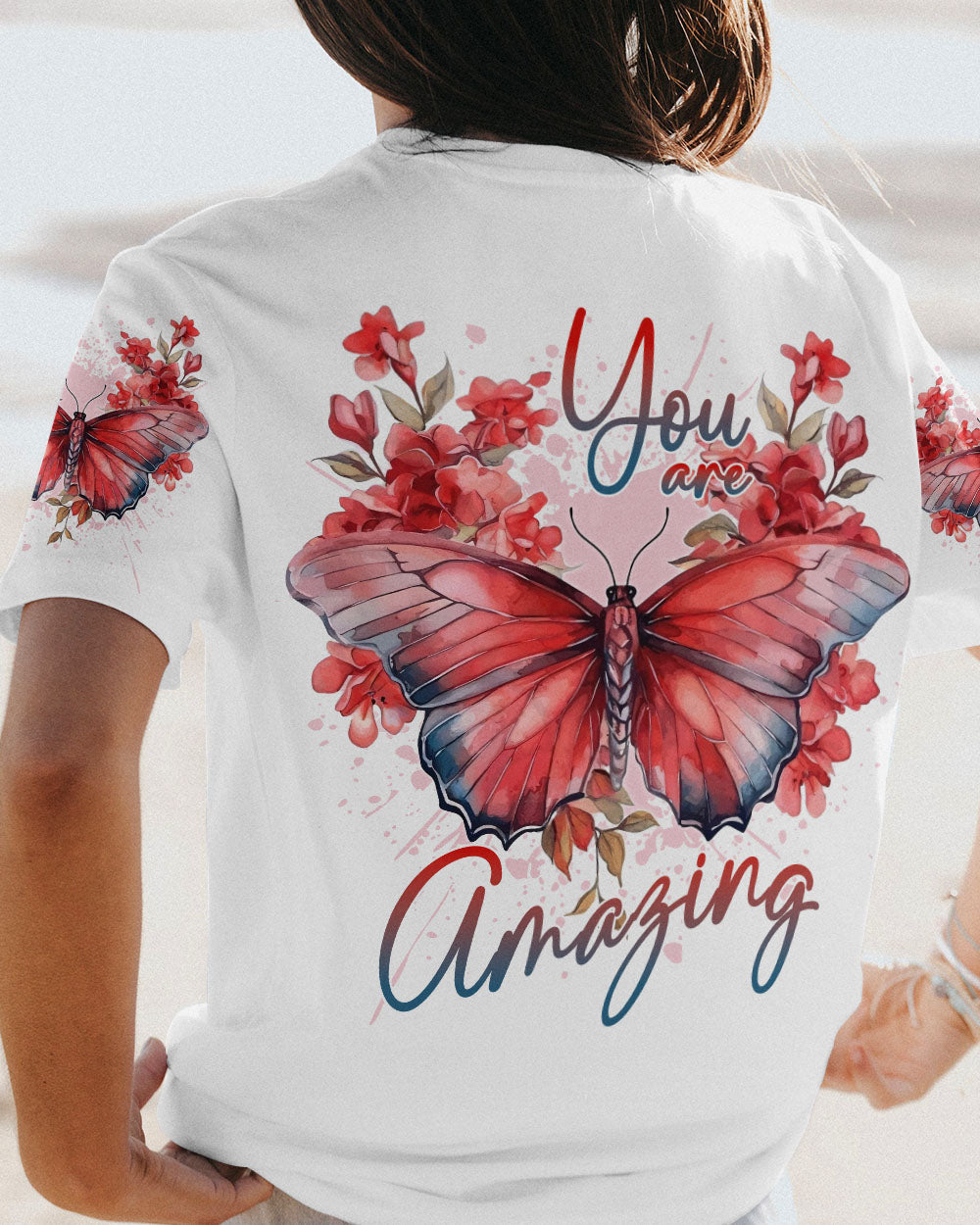 YOU ARE AMAZING BUTTERFLY ALL OVER PRINT - TLNT0909232