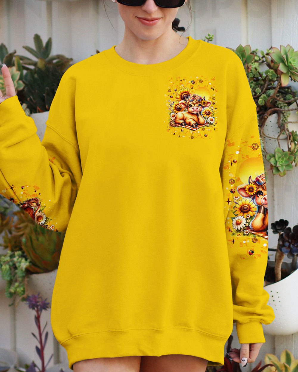 JUST BREATHE COW  ALL OVER PRINT - TLNT0910254