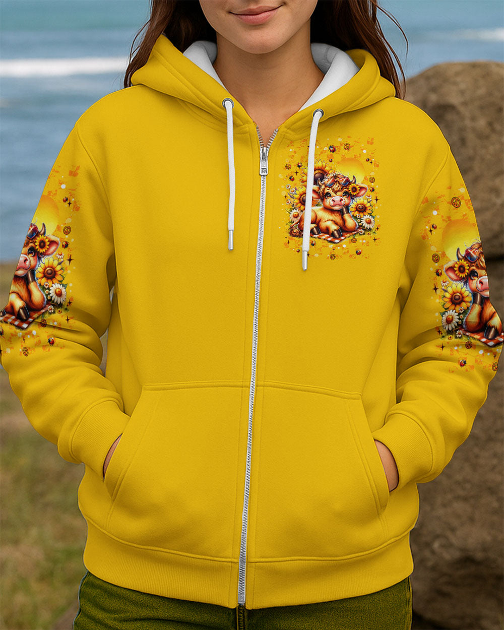 JUST BREATHE COW  ALL OVER PRINT - TLNT0910254