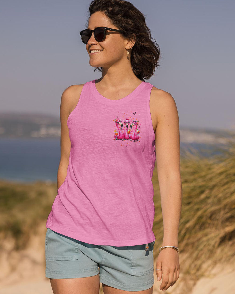 PRETTY IN PINK FLAMINGO ALL OVER PRINT - TLNT1004253