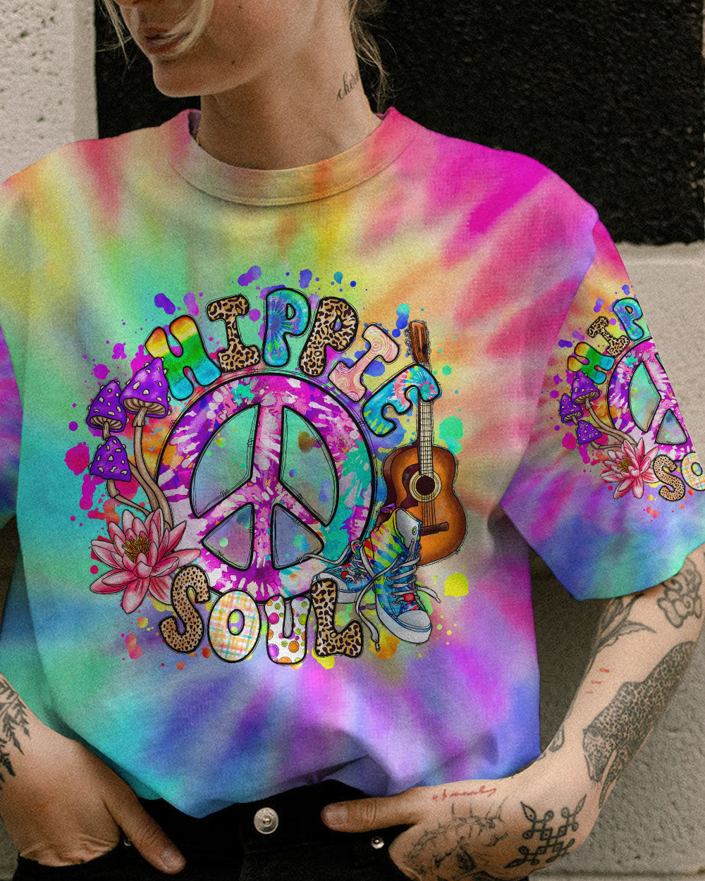 HIPPIE SOUL TIE DYE ALL OVER PRINT - TLNT1007233