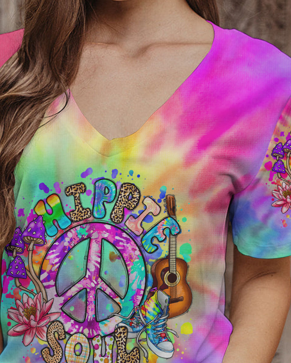 HIPPIE SOUL TIE DYE ALL OVER PRINT - TLNT1007233