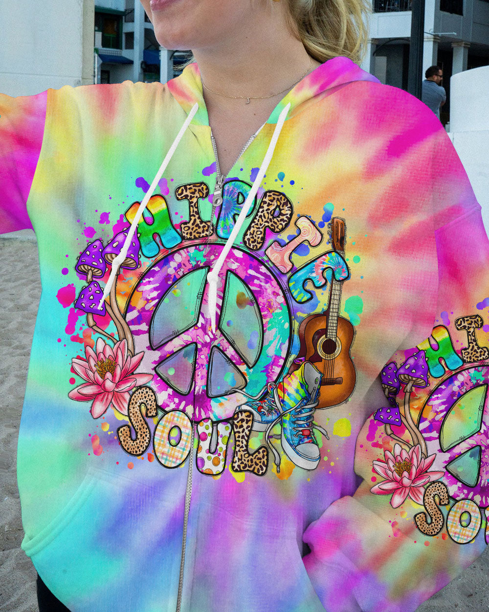 HIPPIE SOUL TIE DYE ALL OVER PRINT - TLNT1007233