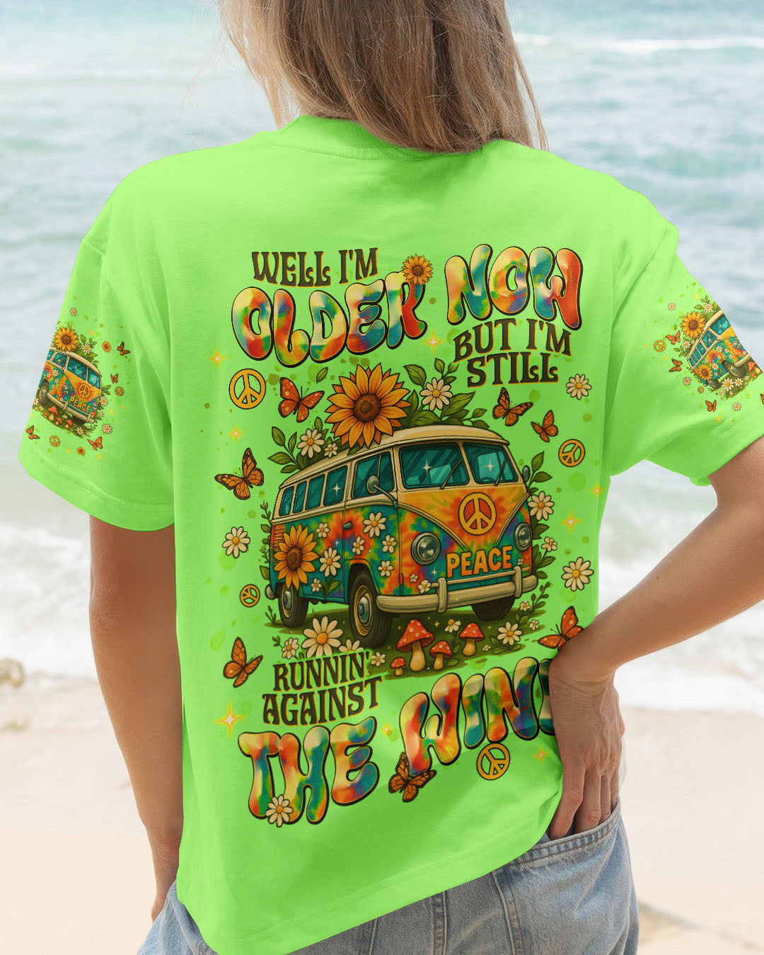 RUNNING AGAINST THE WIND BUS FLORAL ALL OVER PRINT - TLNT1009254