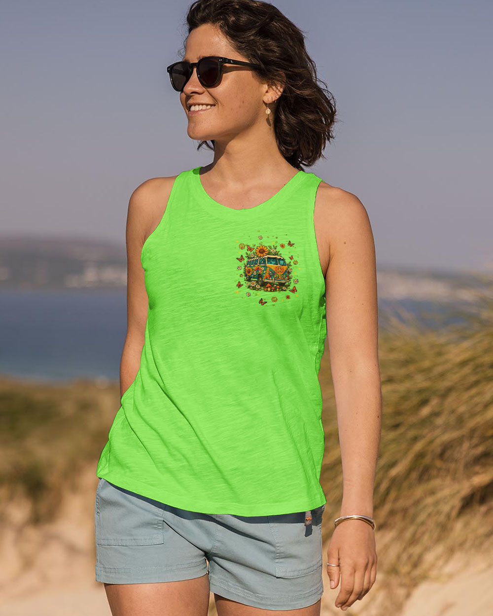 RUNNING AGAINST THE WIND BUS FLORAL ALL OVER PRINT - TLNT1009254