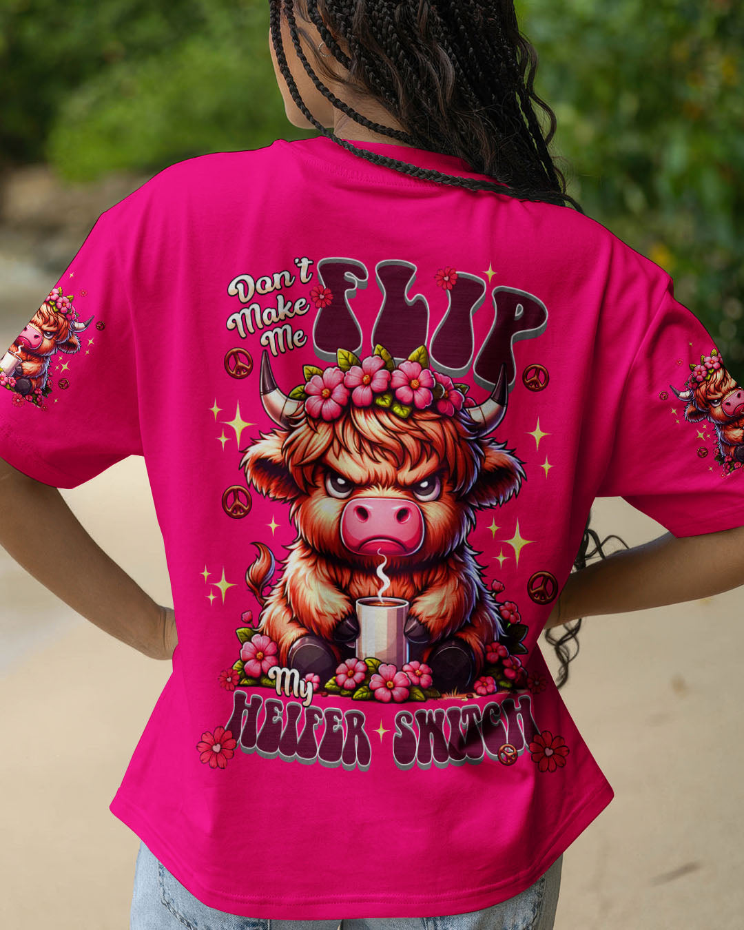 HEIFER SWITCH COW  ALL OVER PRINT - TLNT1011253