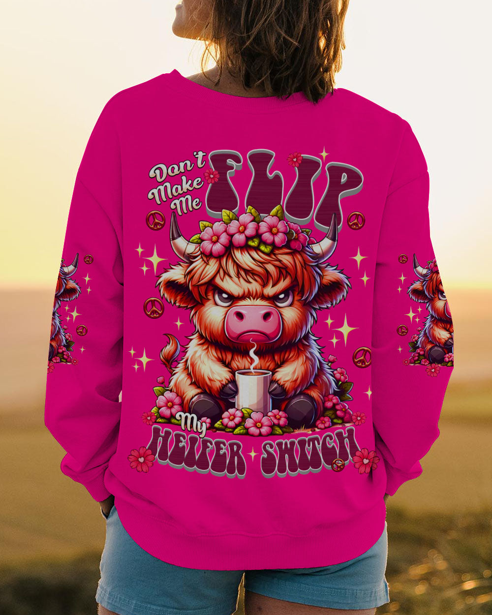 HEIFER SWITCH COW  ALL OVER PRINT - TLNT1011253