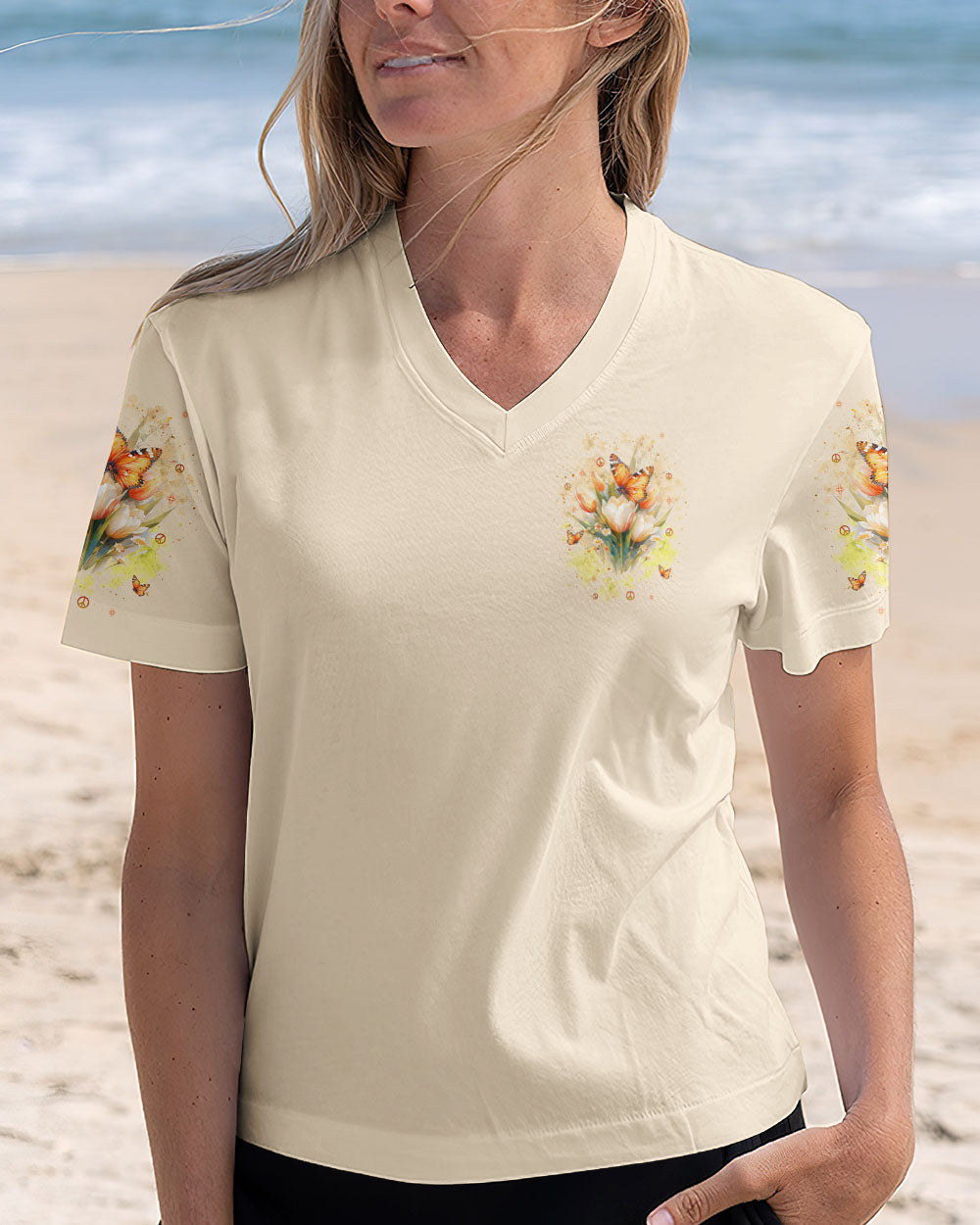 JUST BREATHE BUTTERFLY ALL OVER PRINT  - TLNT1103253