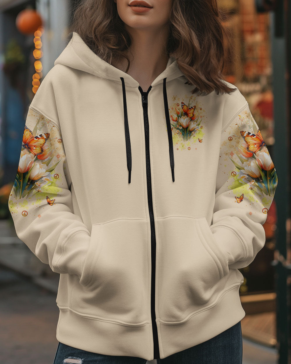 JUST BREATHE BUTTERFLY ALL OVER PRINT  - TLNT1103253