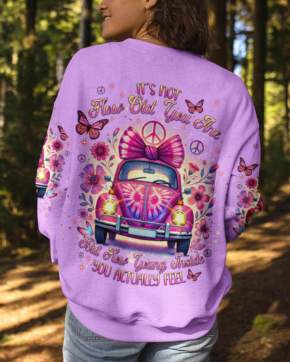 IT'S NOT HOW OLD YOU ARE CAR ALL OVER PRINT - TLNT1107243