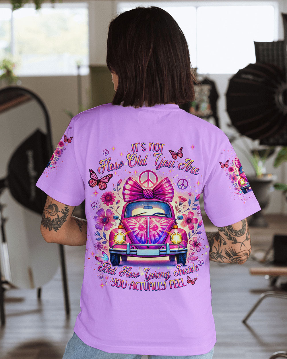 IT'S NOT HOW OLD YOU ARE CAR ALL OVER PRINT - TLNT1107243