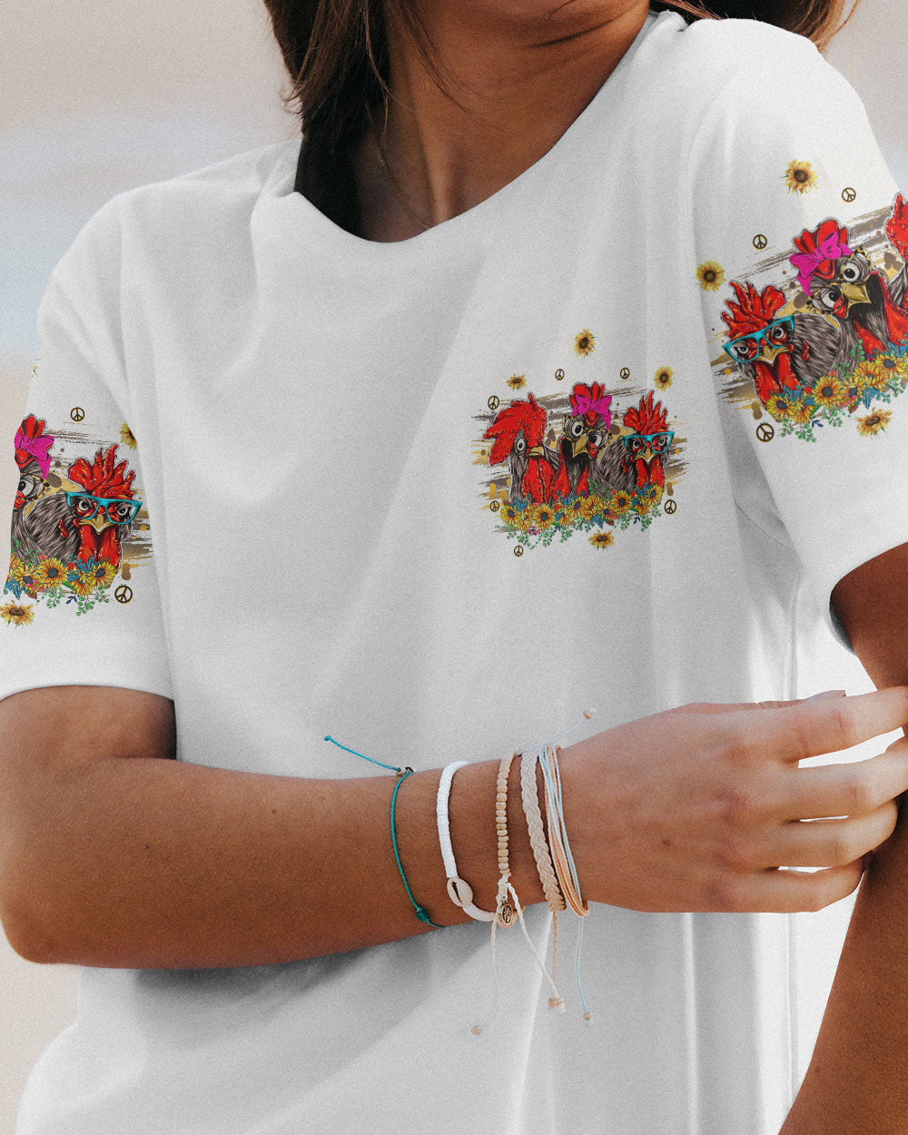 RELAX WE'RE ALL CRAZY CHICKEN ALL OVER PRINT - TLNT1108233