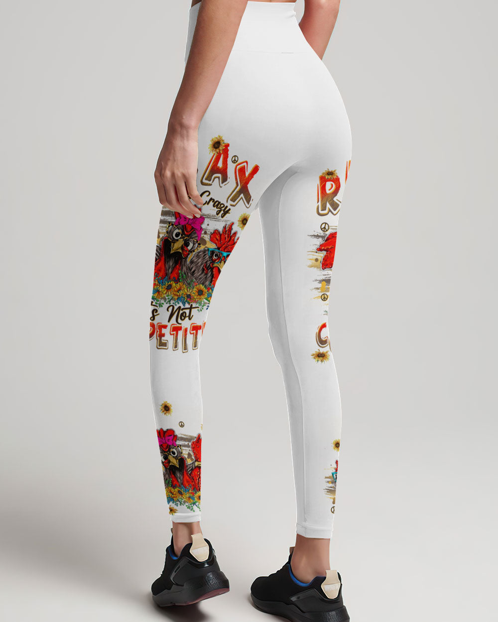 RELAX WE'RE ALL CRAZY CHICKEN ALL OVER PRINT - TLNT1108233