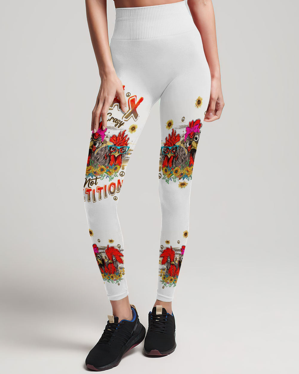 RELAX WE'RE ALL CRAZY CHICKEN ALL OVER PRINT - TLNT1108233