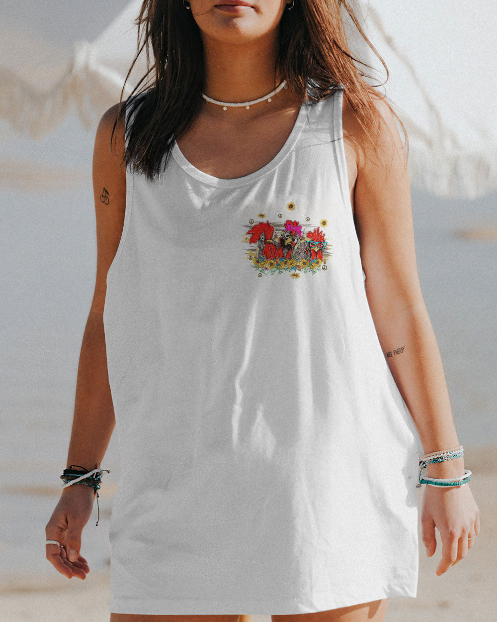 RELAX WE'RE ALL CRAZY CHICKEN ALL OVER PRINT - TLNT1108233