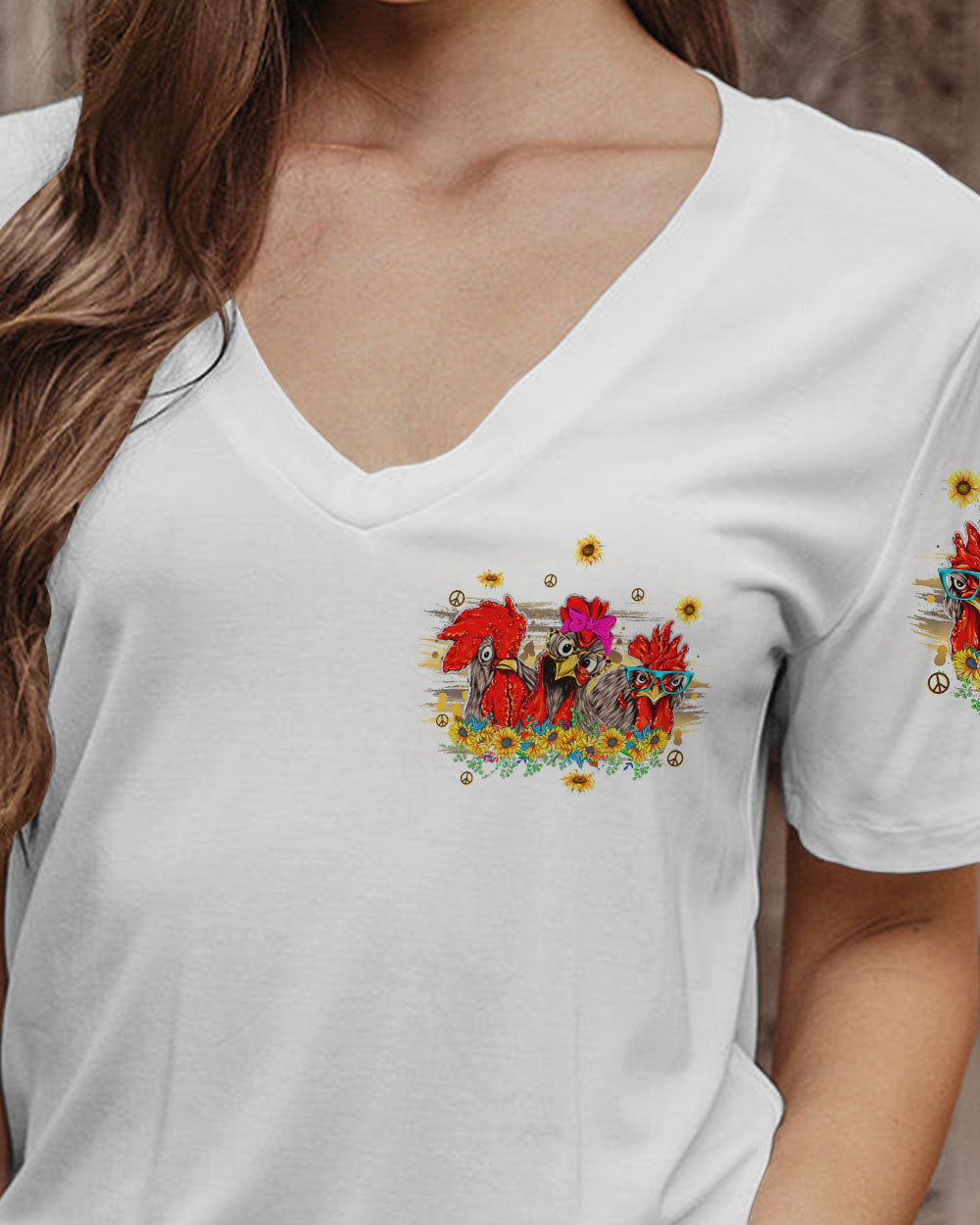 RELAX WE'RE ALL CRAZY CHICKEN ALL OVER PRINT - TLNT1108233