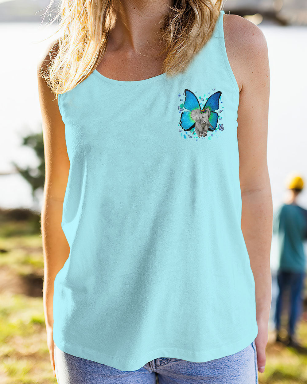 BE YOU THE WORLD WILL ADJUST ELEPHANT ALL OVER PRINT - TLNT1109233