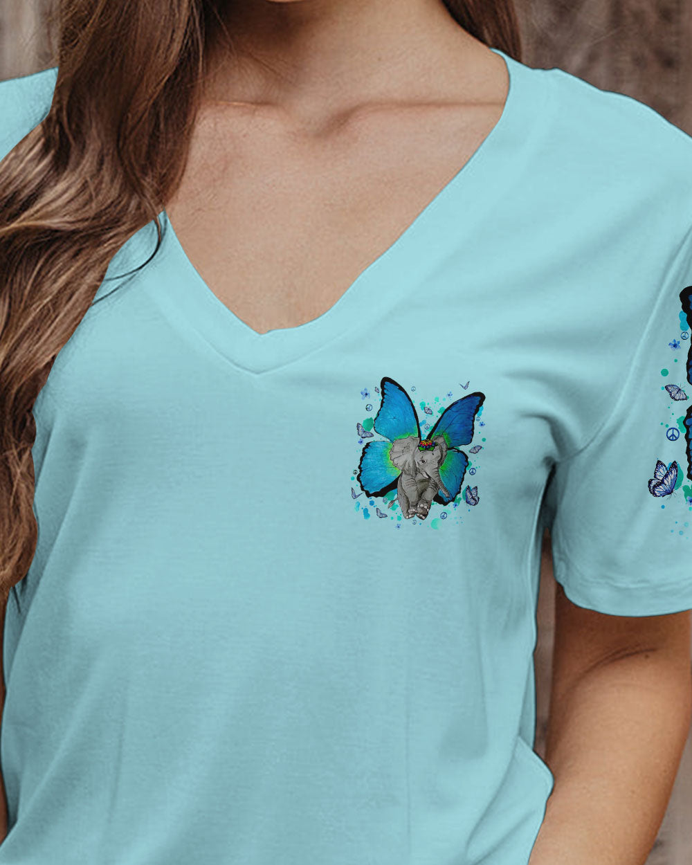 BE YOU THE WORLD WILL ADJUST ELEPHANT ALL OVER PRINT - TLNT1109233