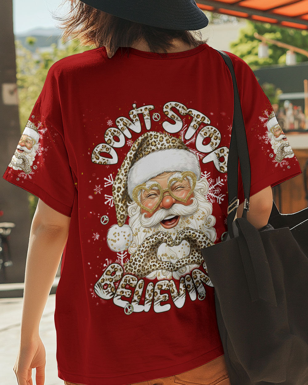 DON'T STOP BELIEVING CHRISTMAS ALL OVER PRINT - TLNT1111251