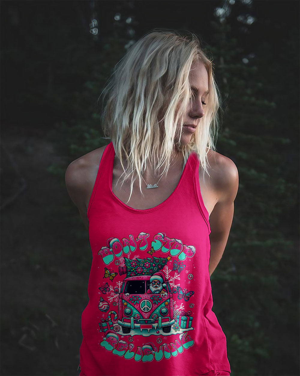 DON'T STOP BELIEVING CHRISTMAS ALL OVER PRINT - TLNT1111253