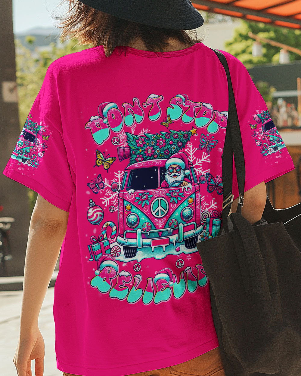 DON'T STOP BELIEVING CHRISTMAS ALL OVER PRINT - TLNT1111253