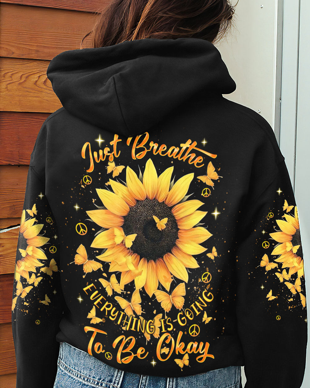 JUST BREATHE SUNFLOWER ALL OVER PRINT  - TLNT1203252