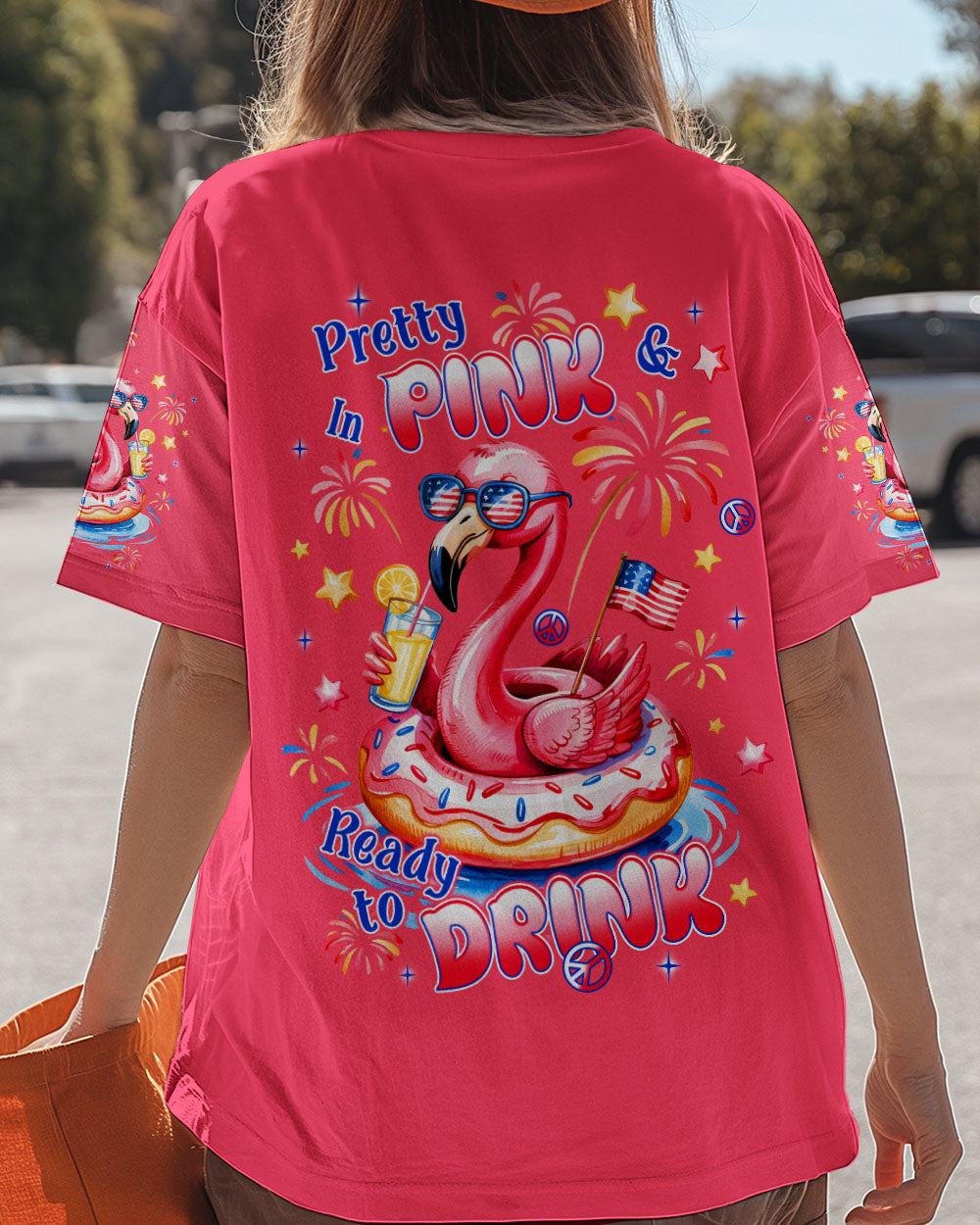 PRETTY IN PINK FLAMINGO ALL OVER PRINT - TLNT1205252