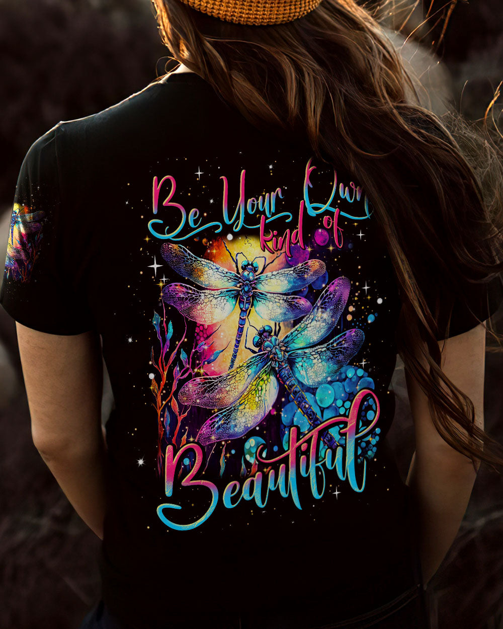BE YOUR OWN KIND OF BEAUTIFUL DRAGONFLY ALL OVER PRINT - TLNT1209234