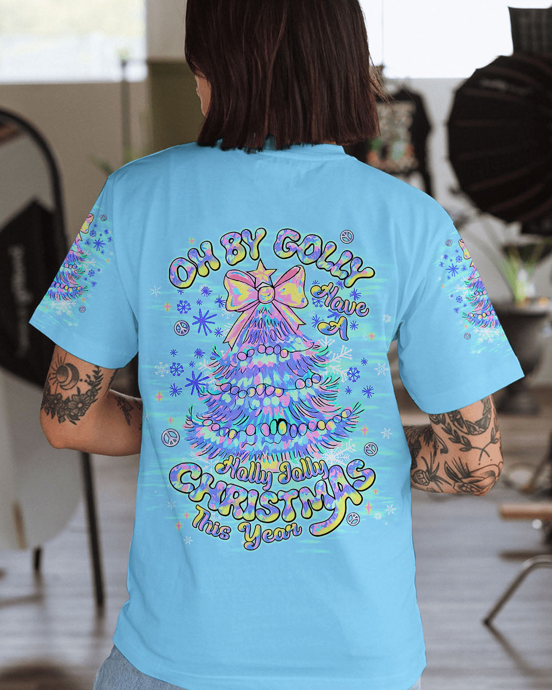 OH BY GOLLY CHRISTMAS ALL OVER PRINT  - TLNT1211251