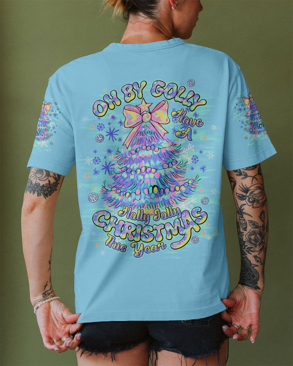OH BY GOLLY CHRISTMAS ALL OVER PRINT  - TLNT1211251