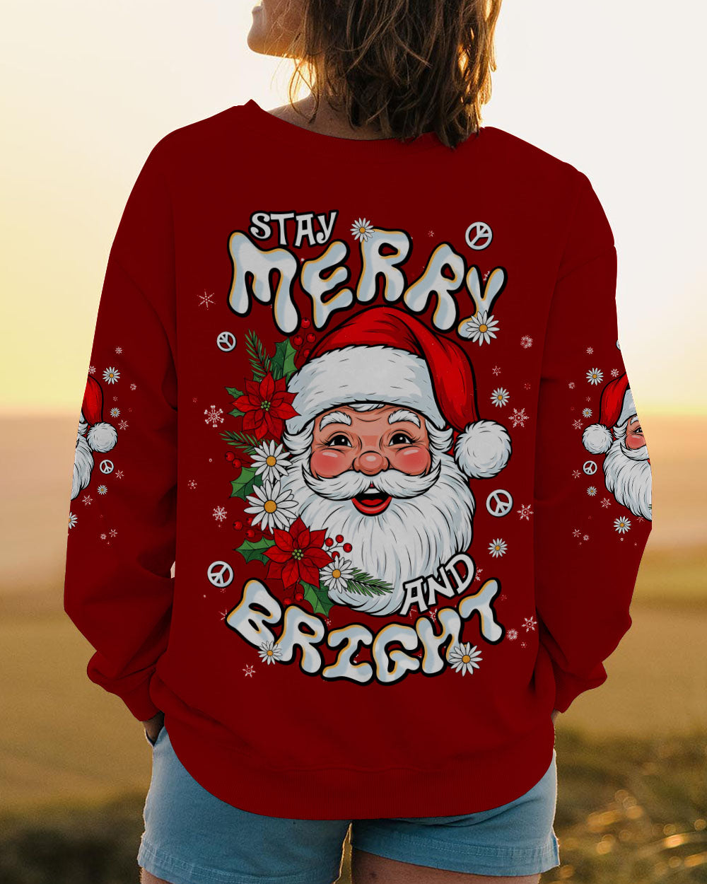 STAY MERRY AND BRIGHT CHRISTMAS ALL OVER PRINT - TLNT1211252