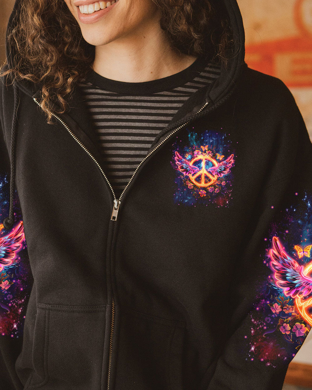 WHISPER WORDS OF WISDOM LET IT BE PEACE WINGS ALL OVER PRINT  - TLNT1212244