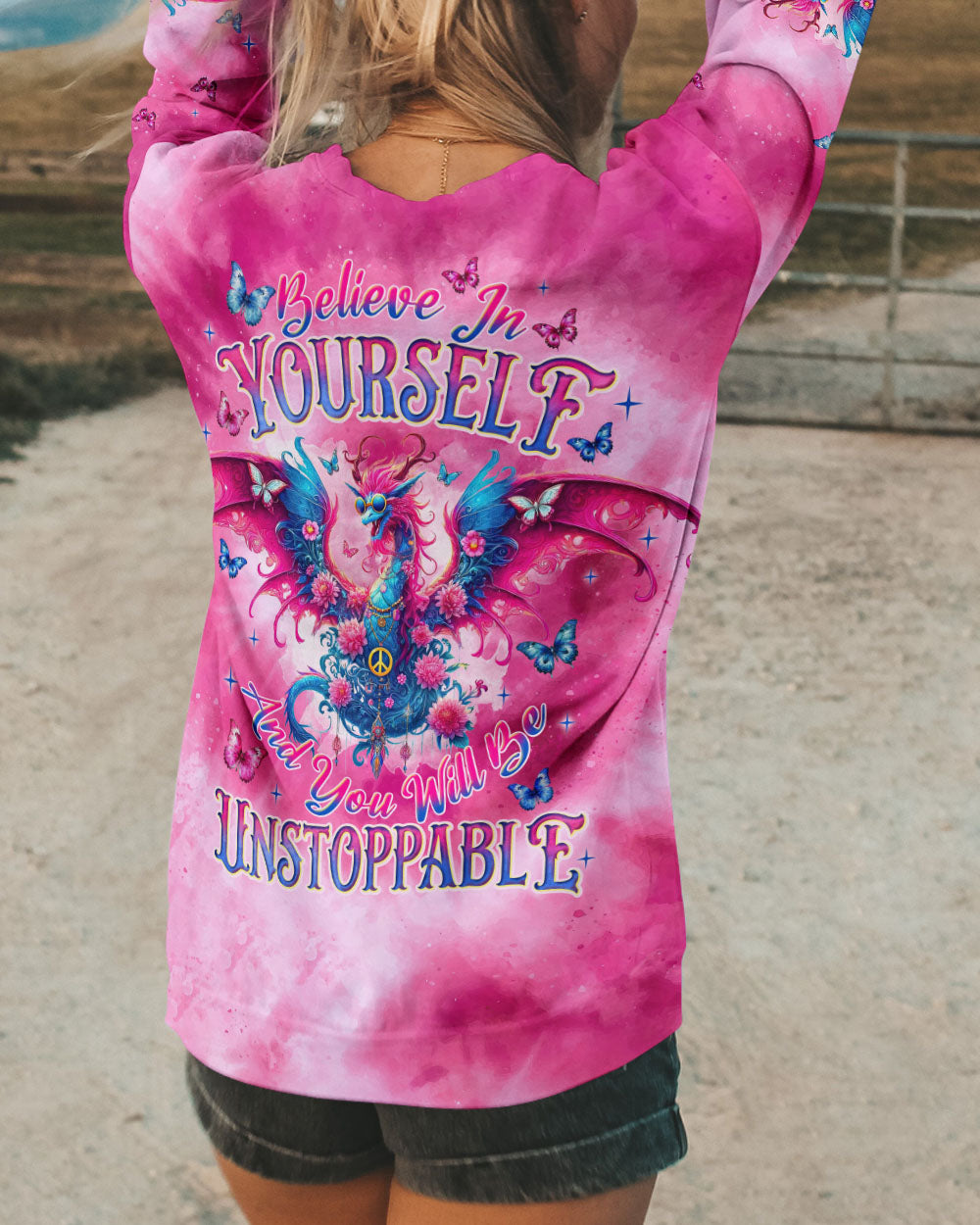 YOU WILL BE UNSTOPPABLE DRAGON ALL OVER PRINT - TLNT1305243