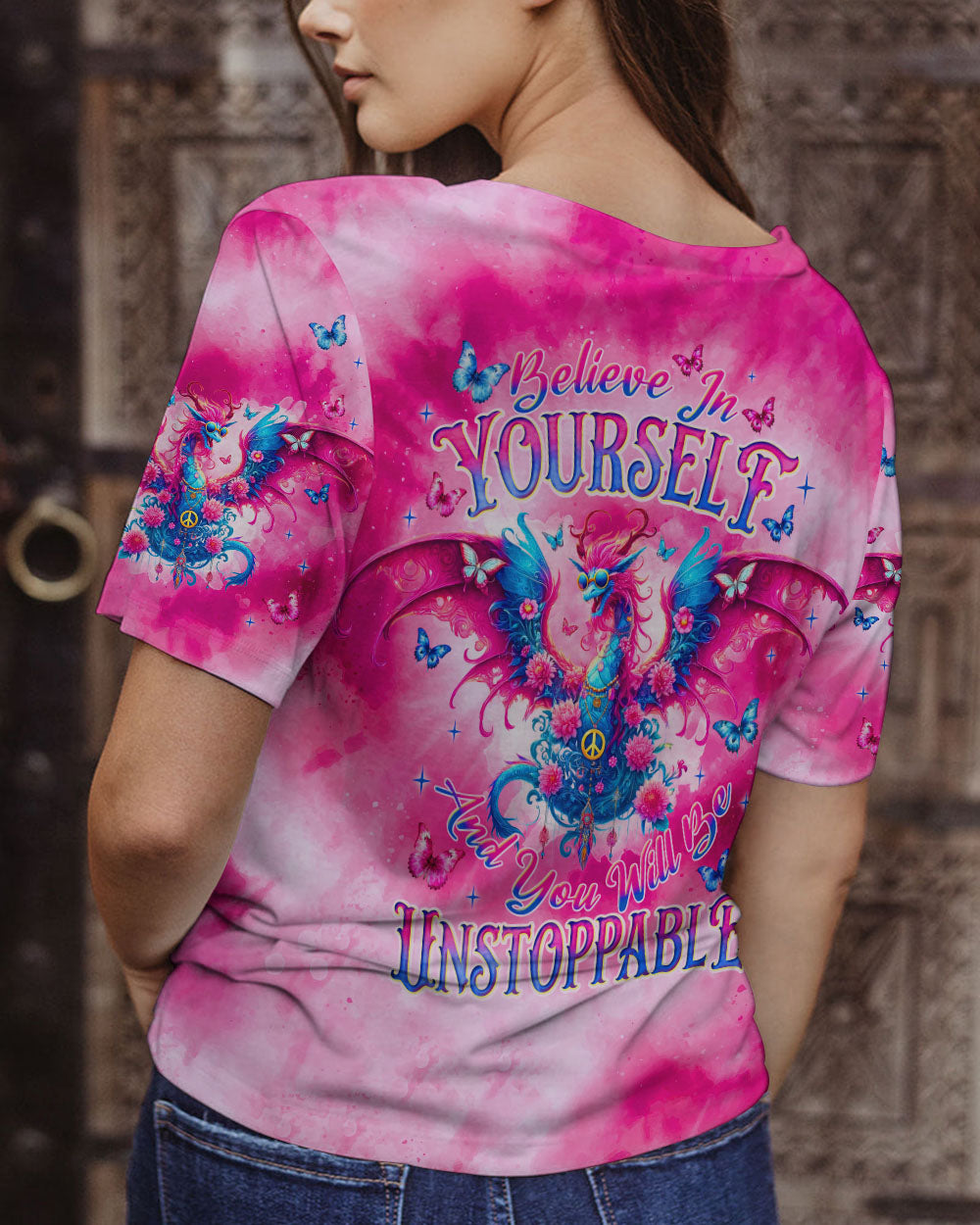 YOU WILL BE UNSTOPPABLE DRAGON ALL OVER PRINT - TLNT1305243