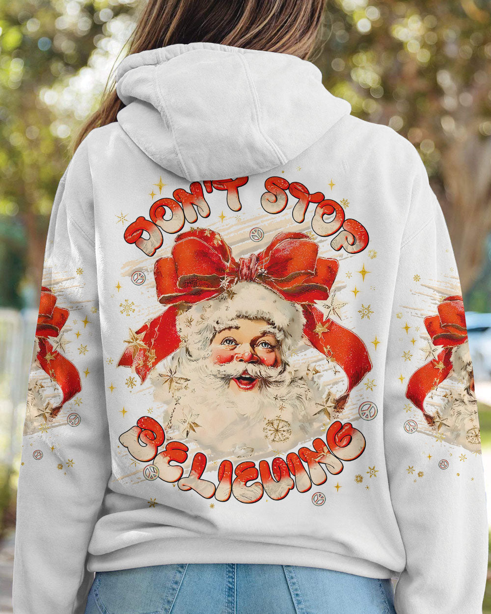 DON'T STOP BELIEVING CHRISTMAS ALL OVER PRINT - TLNT1311253