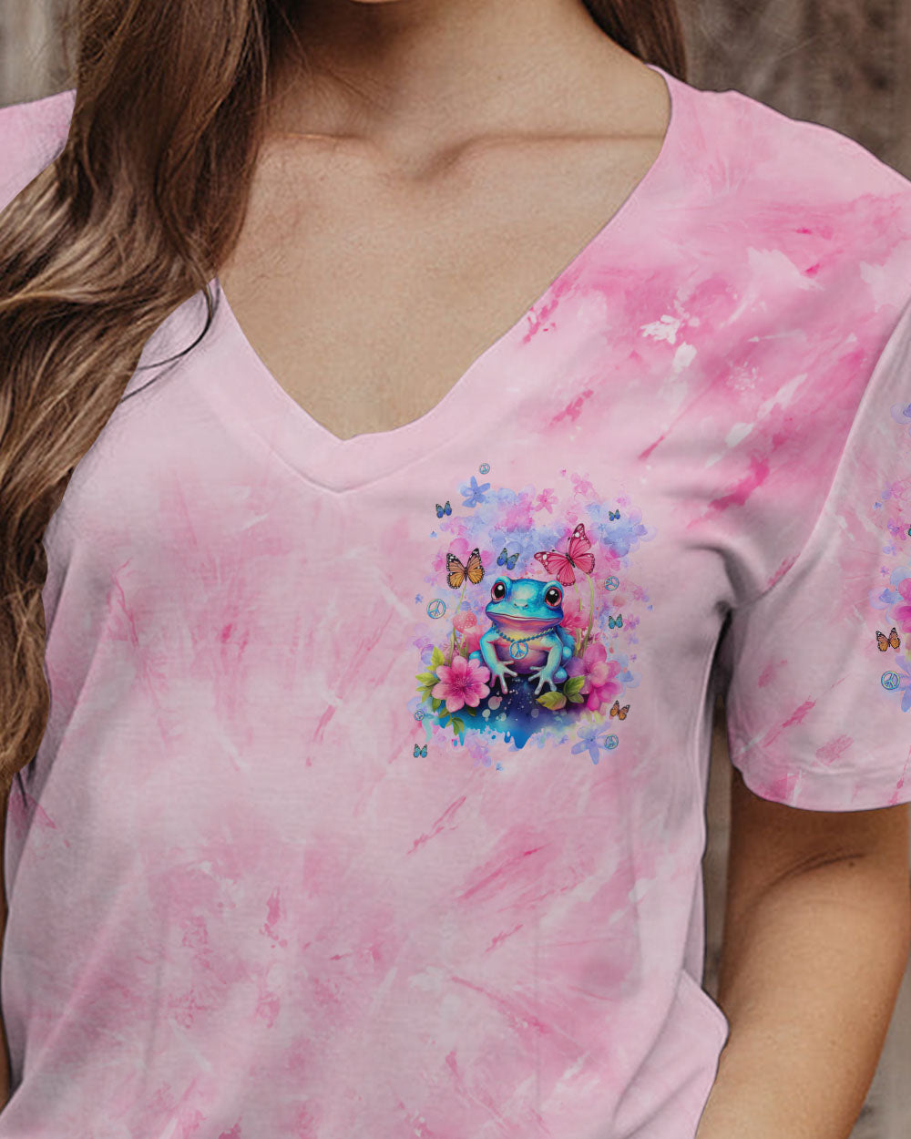 YOU DON'T HAVE TO BE ANYTHING FROG ALL OVER PRINT - TLNT1312233