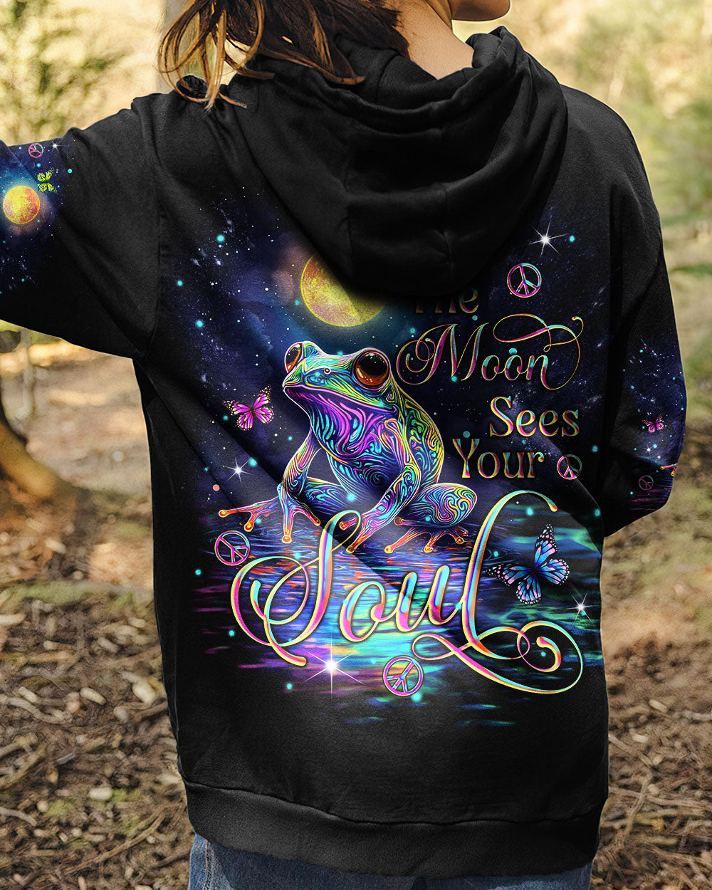 THE MOON SEES YOUR SOUL FROG ALL OVER PRINT - TLNT1403253