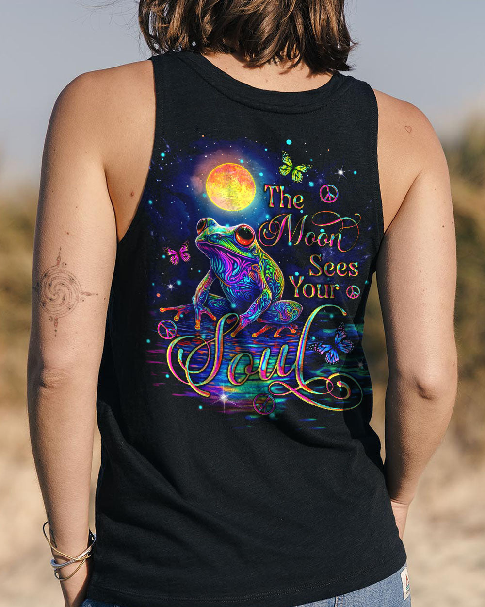 THE MOON SEES YOUR SOUL FROG ALL OVER PRINT - TLNT1403253