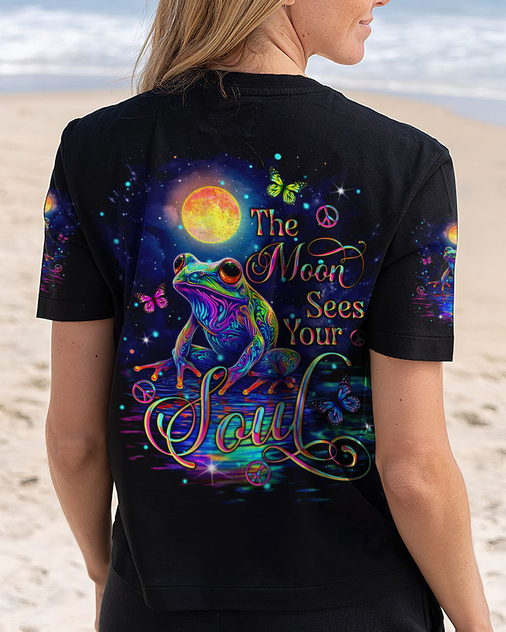 THE MOON SEES YOUR SOUL FROG ALL OVER PRINT - TLNT1403253