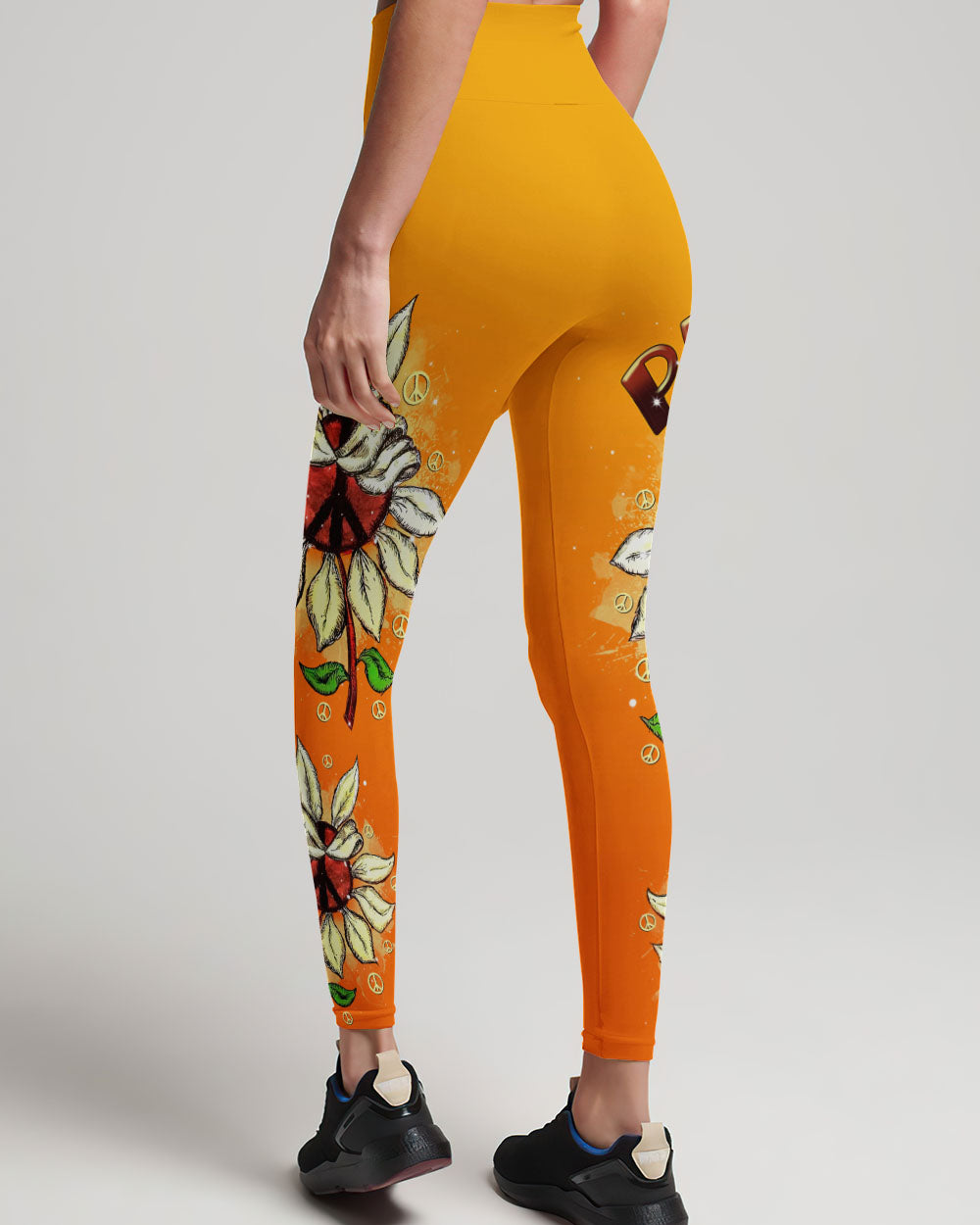 PEACE Y'ALL SUNFLOWER ALL OVER PRINT - TLNT1407234