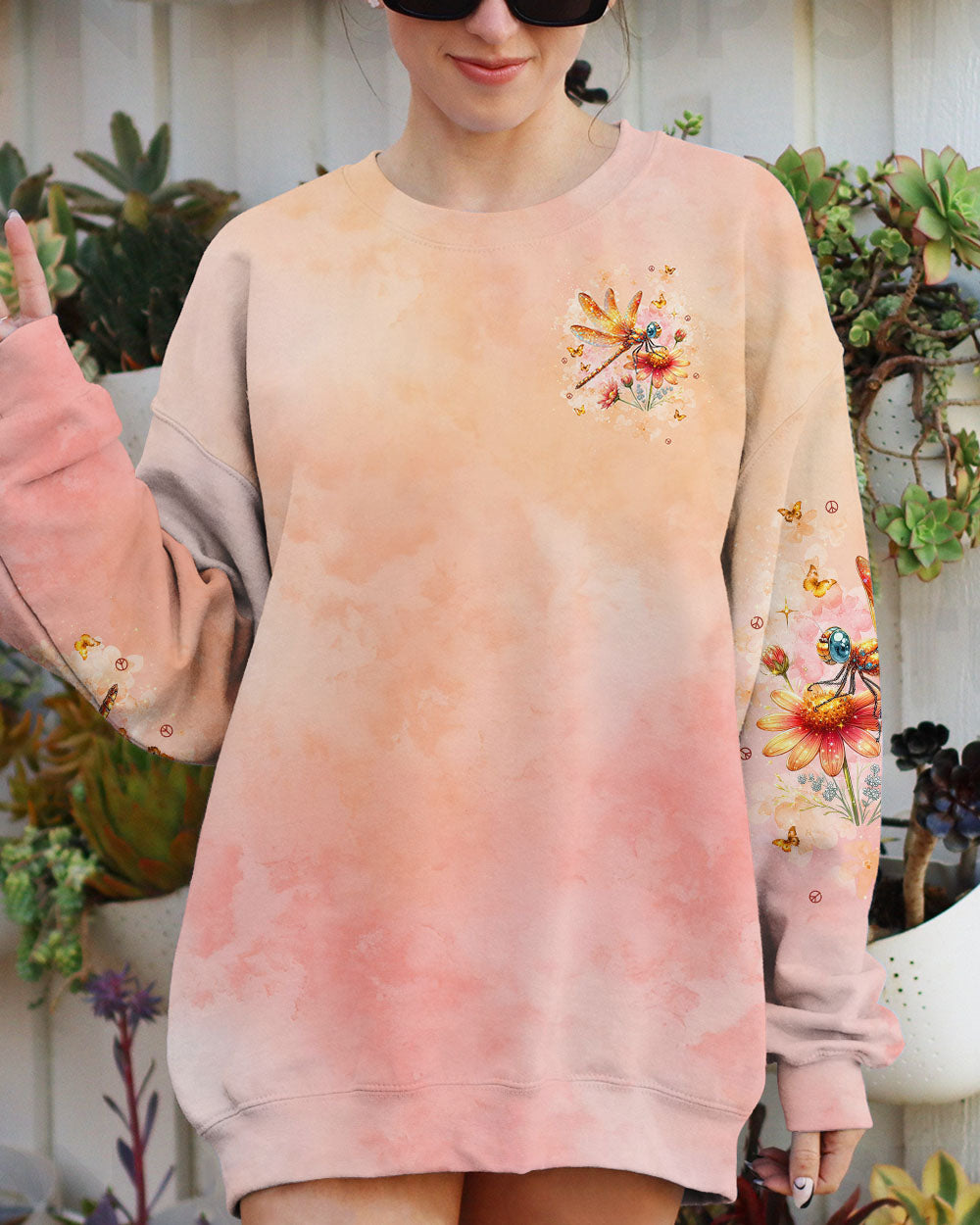JUST BREATHE DRAGONFLY ALL OVER PRINT - TLNT1409241