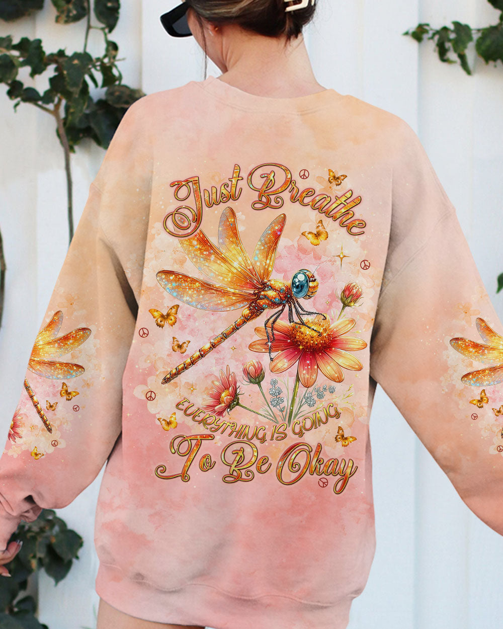 JUST BREATHE DRAGONFLY ALL OVER PRINT - TLNT1409241